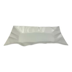 Dudson Fine China Wavy White Rectangular Serving Platter Rare